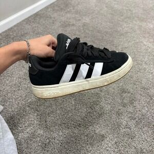 Black And White Adidas Campus woman size 8.5